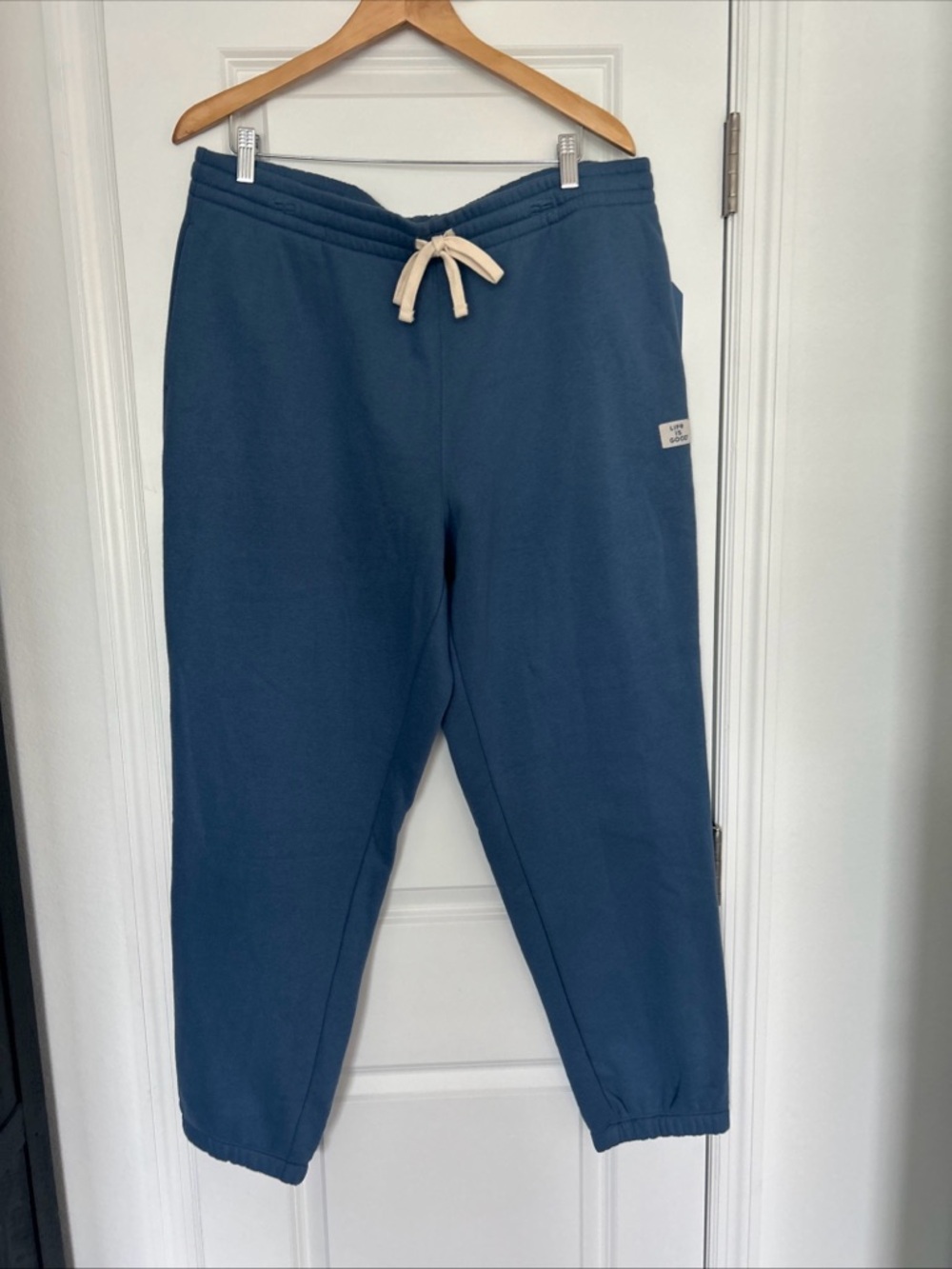 NWT Life is Good Women's XXL Blue Sweatpants Joggers